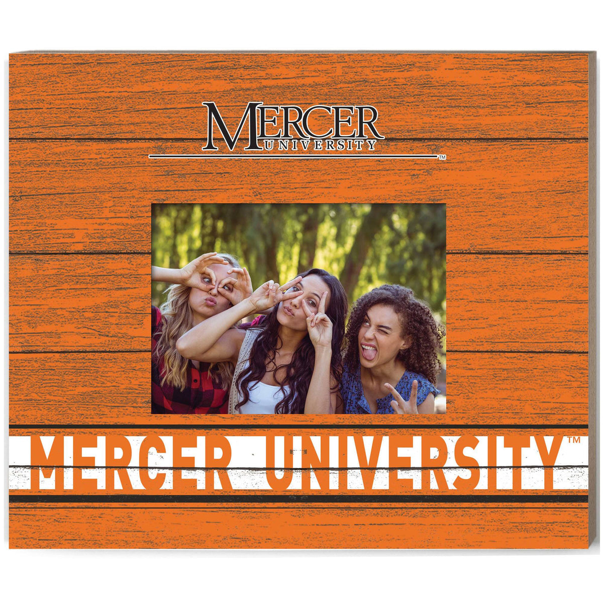 Jardine - Mercer Bears 11" x 13" Team Spirit Scholastic Picture Frame - Orange