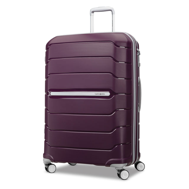 Front. Samsonite - Expandable Freeform Spinner 28" Suitcase - Amethyst Purple.