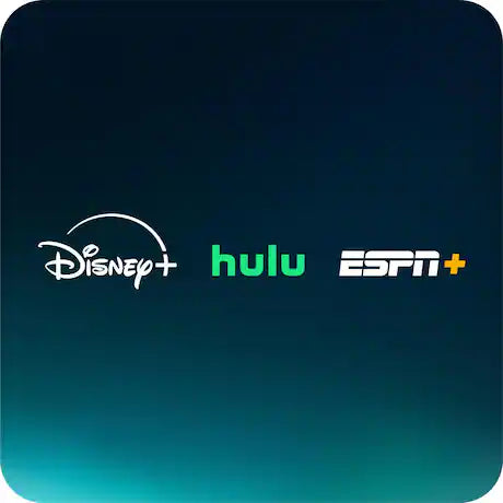 Disney+, Hulu, ESPN+ (with ads)If you love iconic stories & live sports, this is the perk for you.