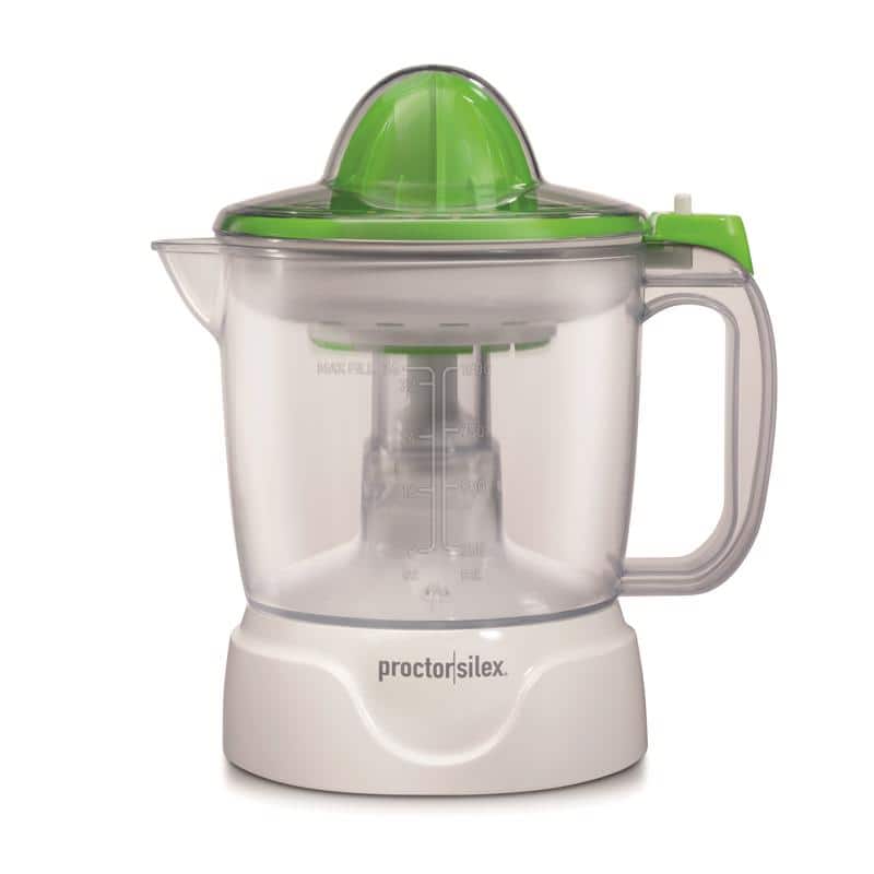Hamilton Beach - Proctor Silex Plastic 34 oz Juice Extractor - White