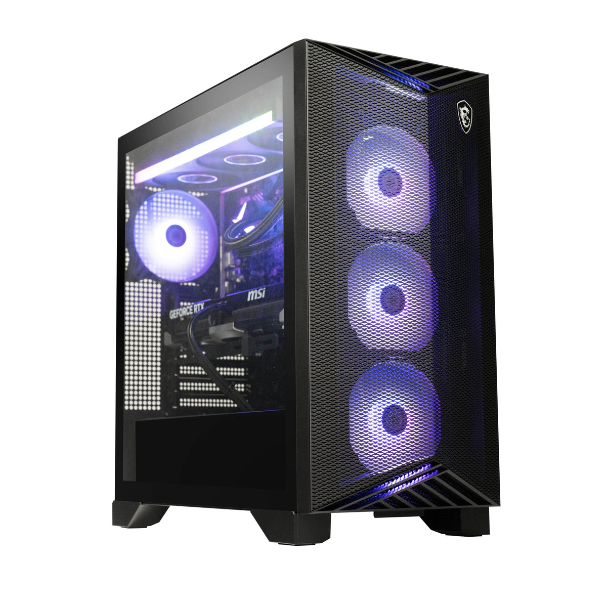 MSI - Aegis ZS Gaming Desktop - AMD R7 9700X 2024 - 32GB Memory - NVIDIA GeForce RTX 5070 - 2TB Storage - Black
