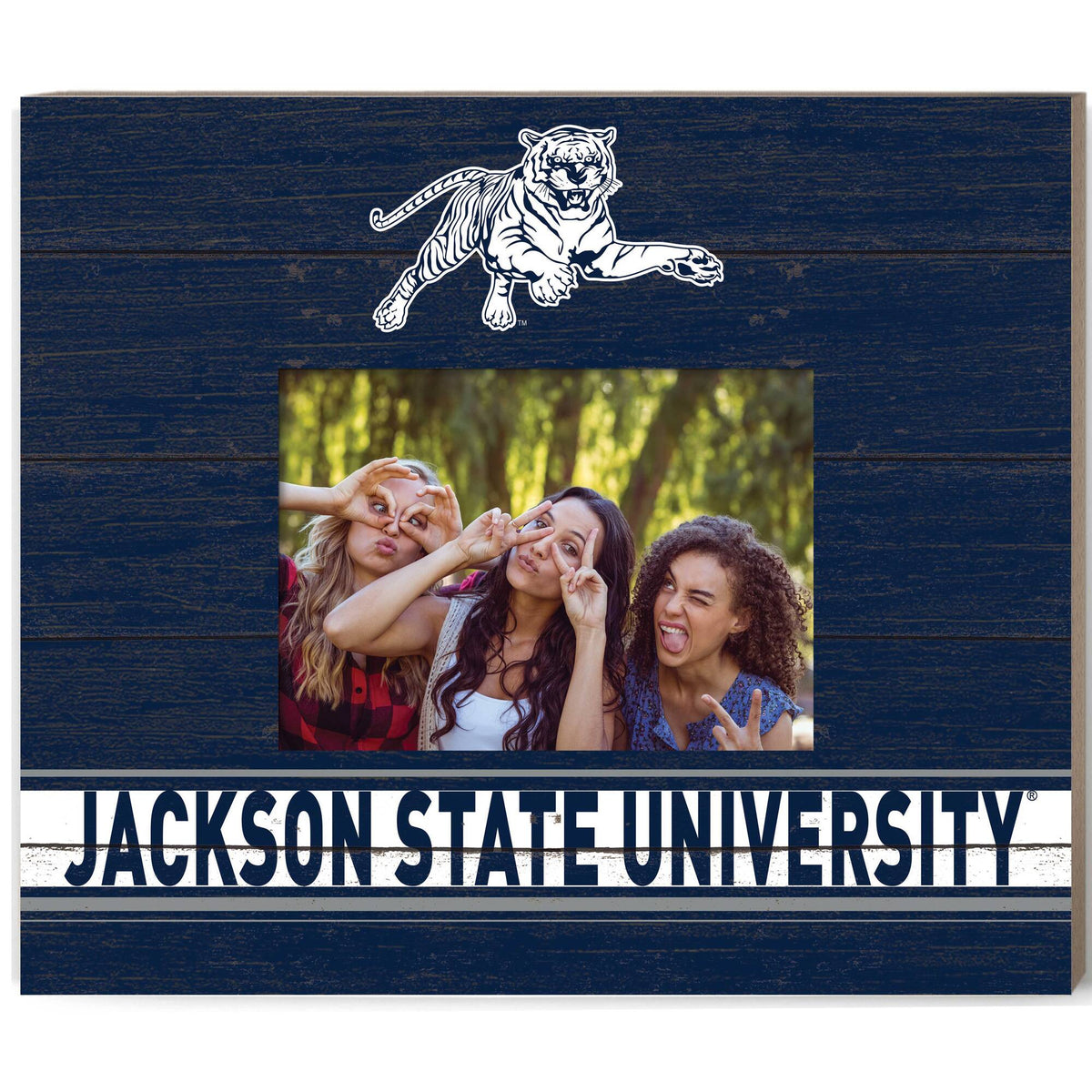 Jardine - Jackson State Tigers 11'' x 13'' Team Spirit Picture Frame - Navy