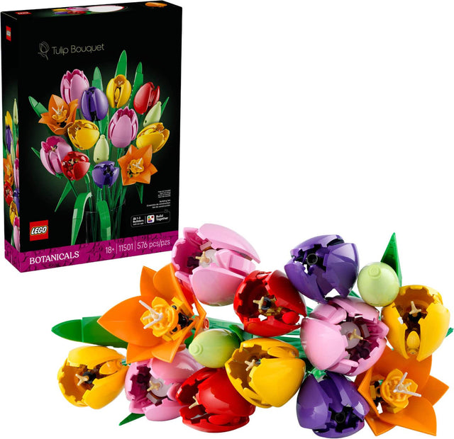 Tulip Bouquet - LEGO Botanicals  
18+  
11501  
576 pcs/pzs