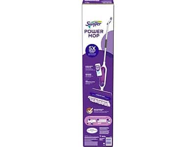 Swiffer - PowerMop Starter Kit, Fresh Scent - Purple/White