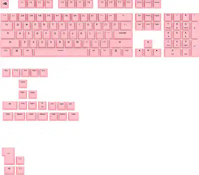 Glorious - GPBT Basics Universal Keycap Set Compatible with Most 100% 85% 80% TKL 60% Compact 75% Mechanical Keyboards