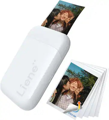 Liene - Pearl K100 2x3 Inch Wireless Photo Printer, with 10 Sheets Zink Photo Paper