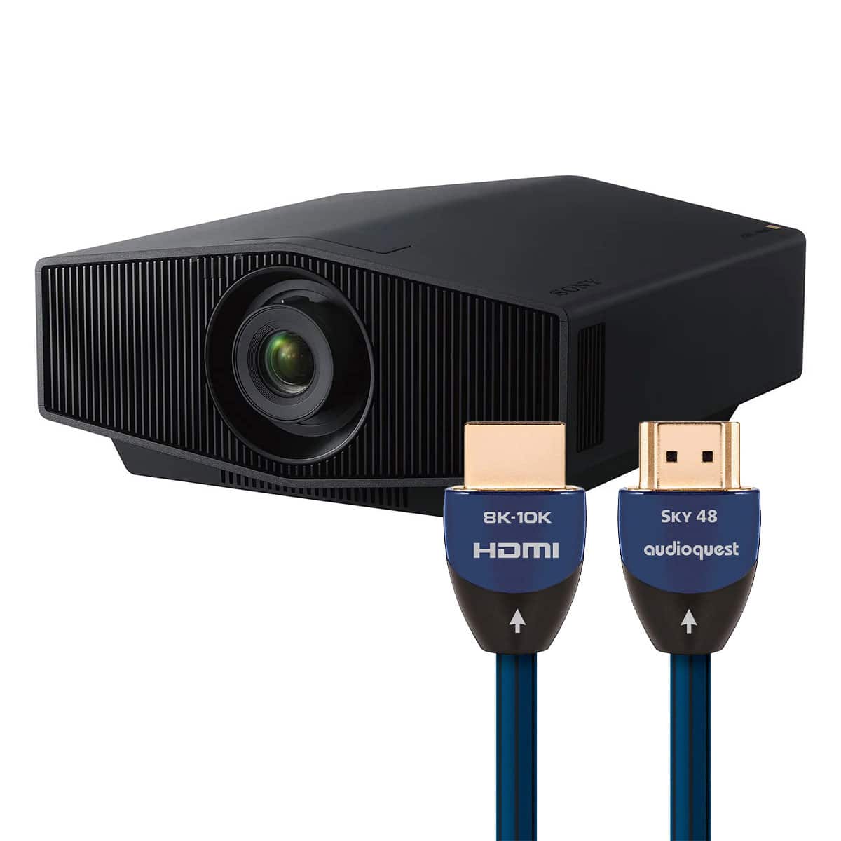 Sony - VPL-XW5000ES 4K HDR Laser Home Theater Projector with AudioQuest SKY 3m HDMI Cable - Black