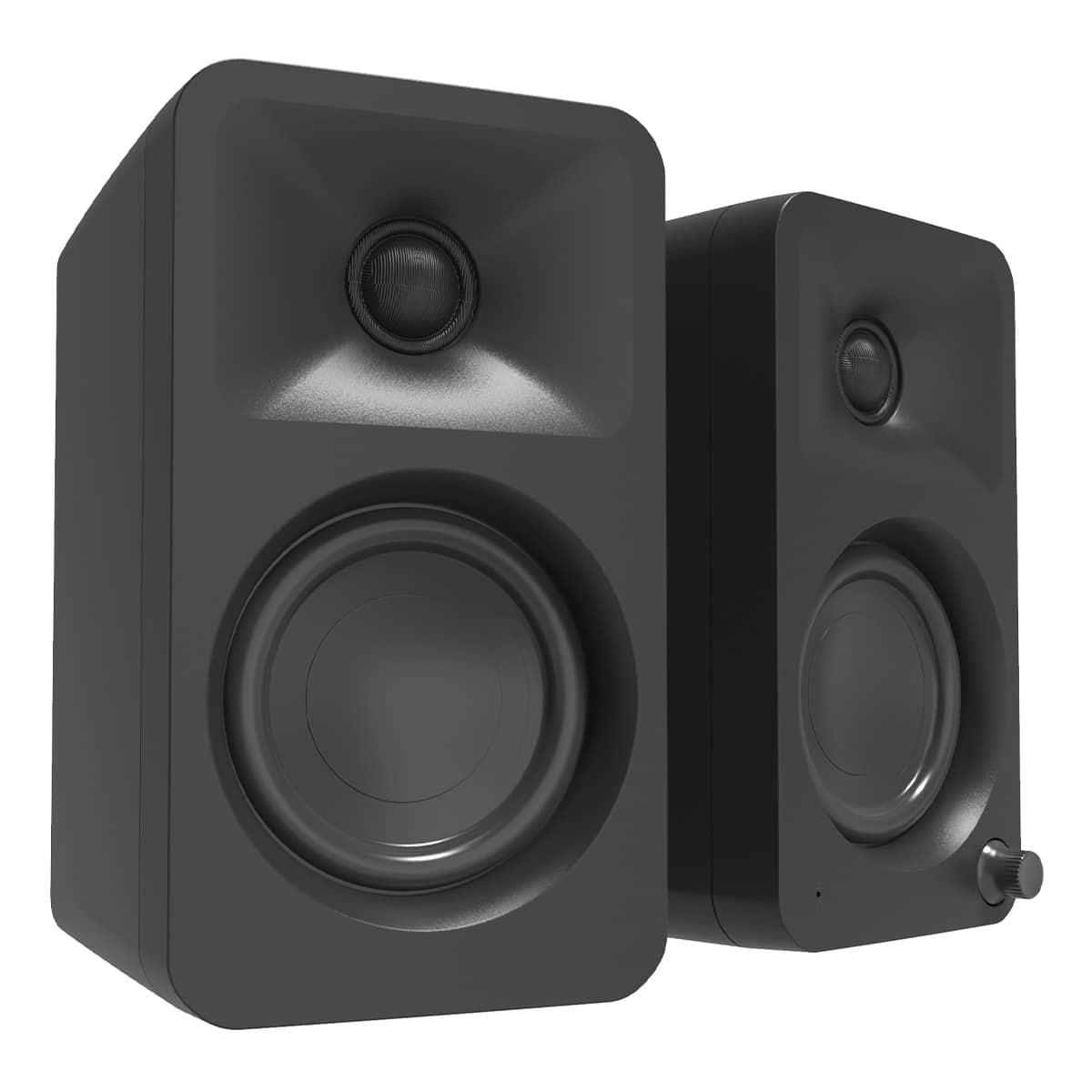 Kanto - ORA 100W Powered Reference Desktop Speakers with USB-C Input and Bluetooth - Pair - Black