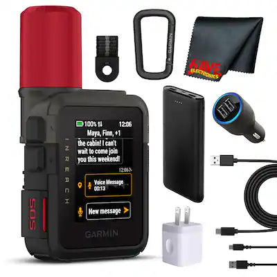 Garmin - inReach Mini 3 Plus Satellite Communicator with Color Touchscreen Pro Bundle