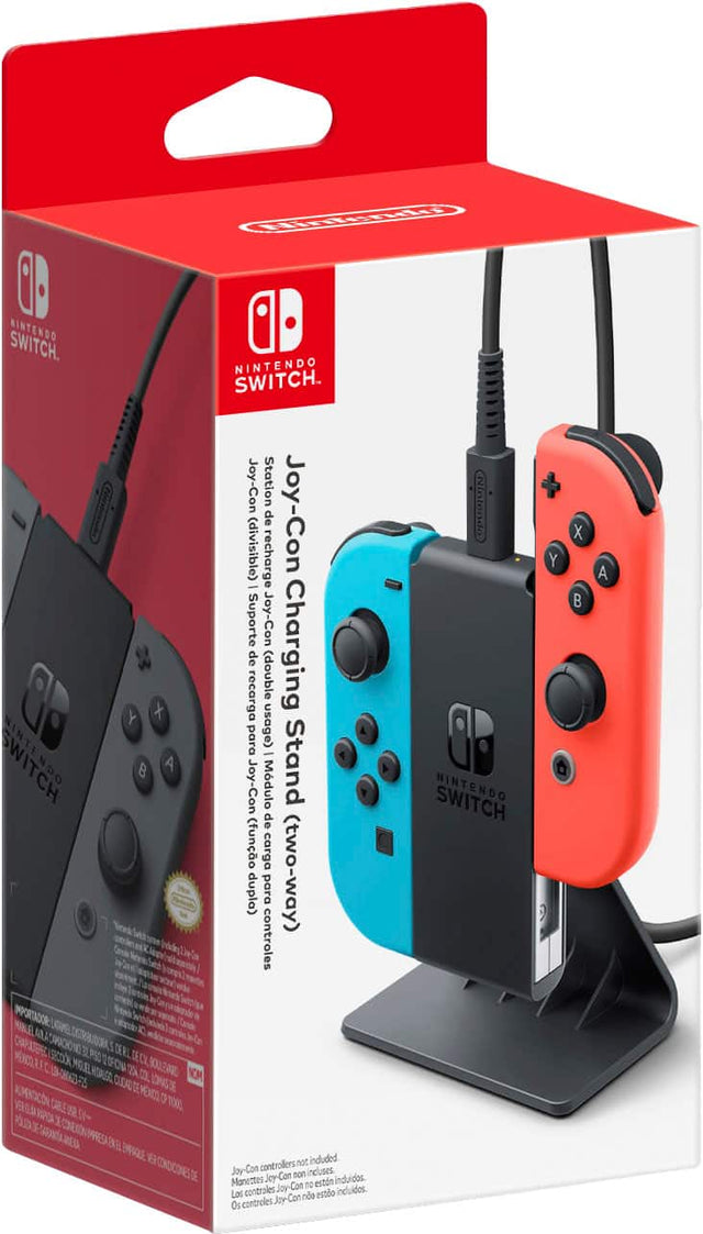 Nintendo Switch Joy-Con Charging Station (double A + for usage) - SWITCH B A Joy-Con Module Stand (two-way charging) for controllers. Importador Male (two-way) for charging. Includes controllers.
