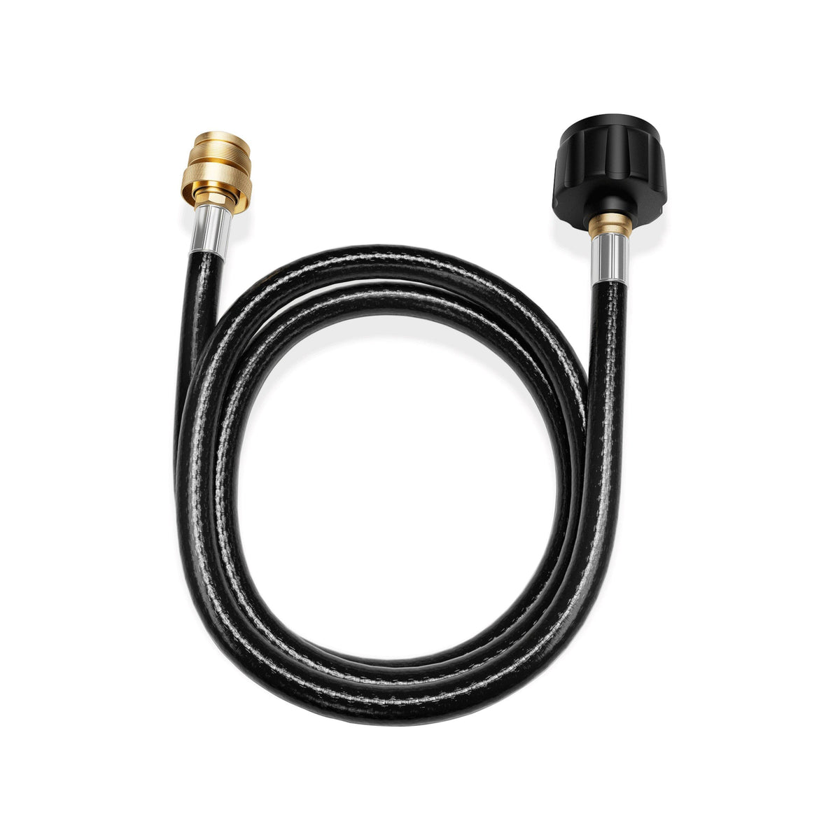 Empava - 5FT Propane Hose Adapter – CSA-Certified, Universal 1lb to 20lb Tank Connector for Grills, Camp Stoves & Heaters - Black