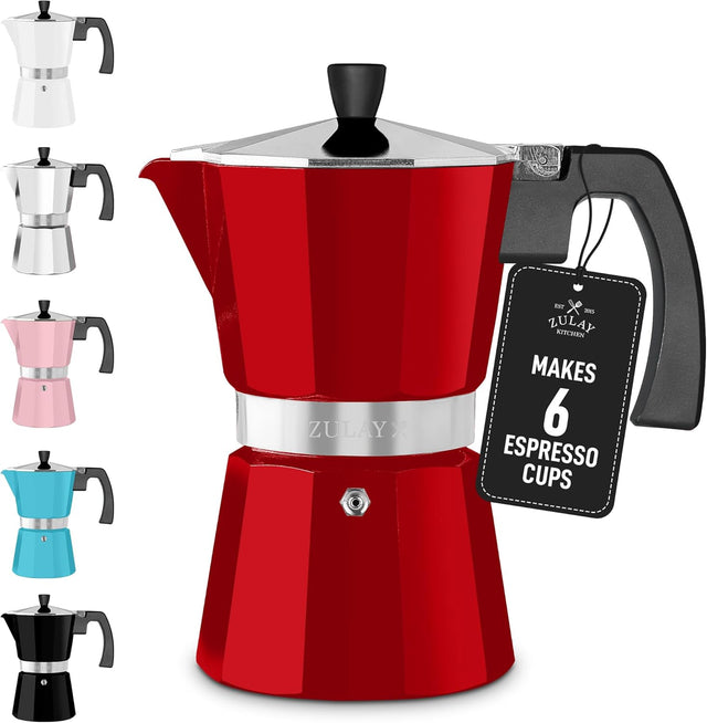Zulay Est. 2015 Zulay Kitchen Makes 6 Espresso Cups