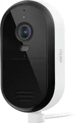 Arlo - Essential Outdoor Security Camera 2K (2025 Release) - Wired Plug-In Powered, 1-Cam