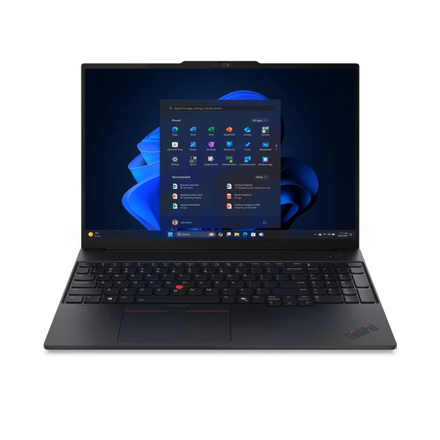 Front. Lenovo - ThinkPad E16 Gen 3 16" Laptop - Intel Core 5 with 16GB Memory - 256GB SSD - Black.