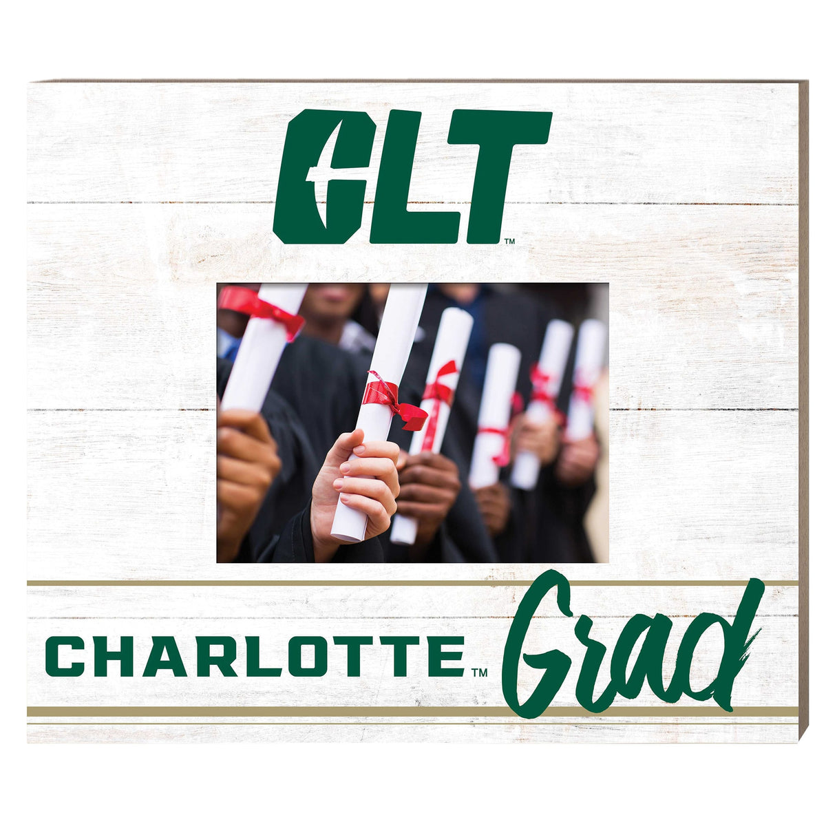 Jardine - Charlotte 49ers 11'' x 13'' Grad Picture Frame - White