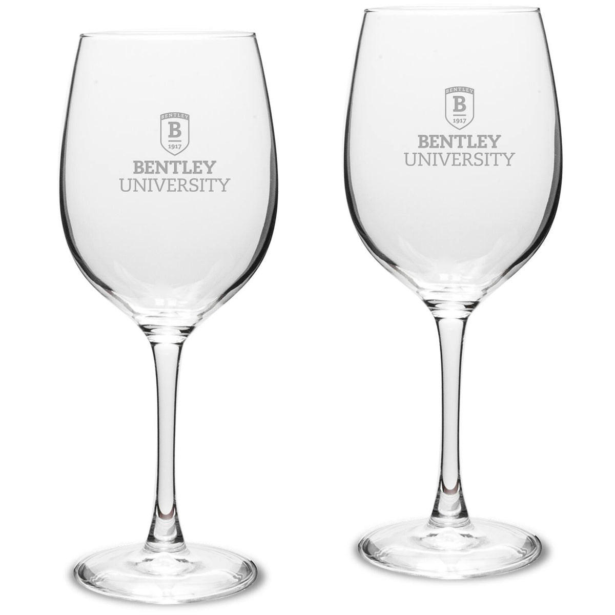 Jardine - Bentley Falcons 16oz. 2-Piece Traditional White Wine Glass Set - Multicolor