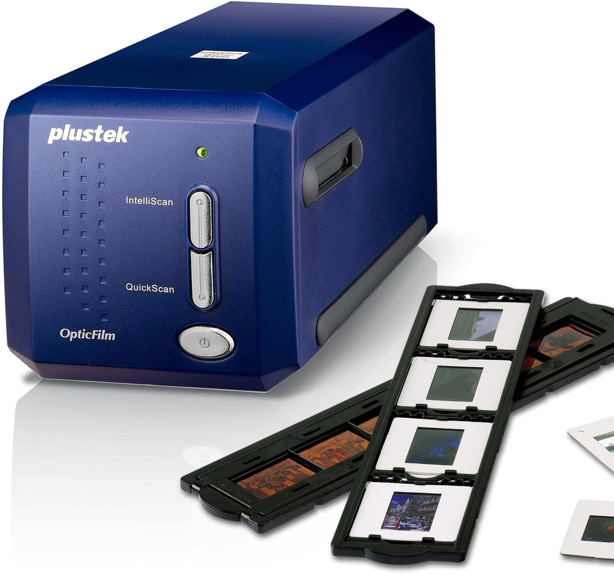 Plustek - OpticFilm 8100-35mm Negative Film/Slide Scanner with 7200 DPI and 48-bit Output. Bundle Silverfast SE Plus 9