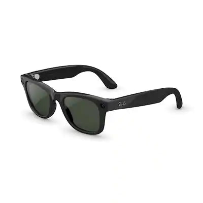Ray-Ban Meta - Wayfarer (Gen 2) glasses with Meta AI, Audio, Photo, Video Compatibility - Green lenses