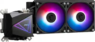 MSI - MAG Core Liquid I240 - AIO ARGB CPU Liquid Cooler - 240mm Radiator - 2x 120mm ARGB Gen 2 PWM Fans