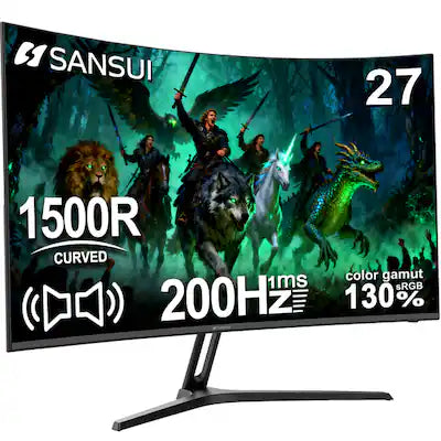 Sansui - G-Series 27" Curved FHD 200Hz Gaming Monitor