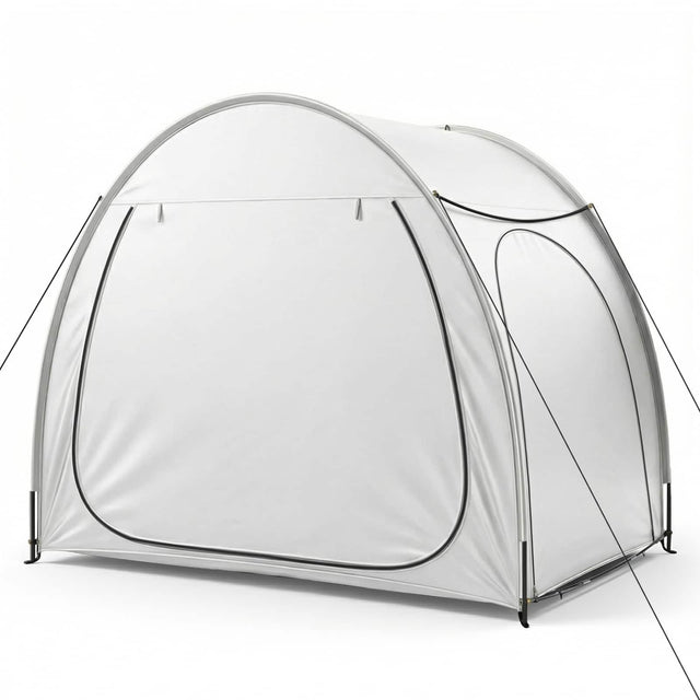 Front. Winado - Bike Tent, Outdoor Portable Bicycle Storage Sheds with 210D Oxford Fabric PU4000 Waterproof Cover for 4-5 Bikes.