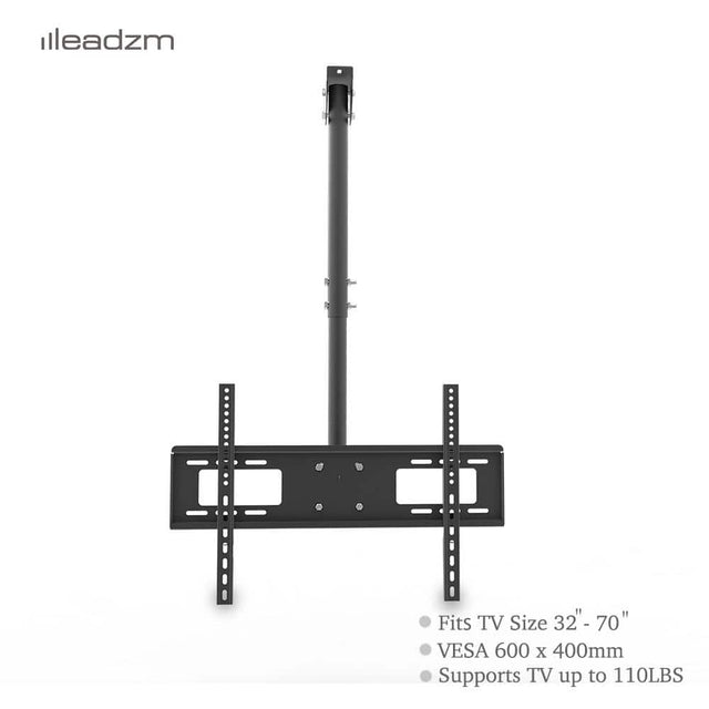 illeadzm

- Fits TV Size 32" - 70"
- VESA 600 x 400mm
- Supports TV up to 110LBS