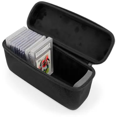 CASEMATIX - Graded Card Case for 30 PSA BGS CGC Slabs or 140 Toploaders – Scratch-Resistant Sports Card Storage Box