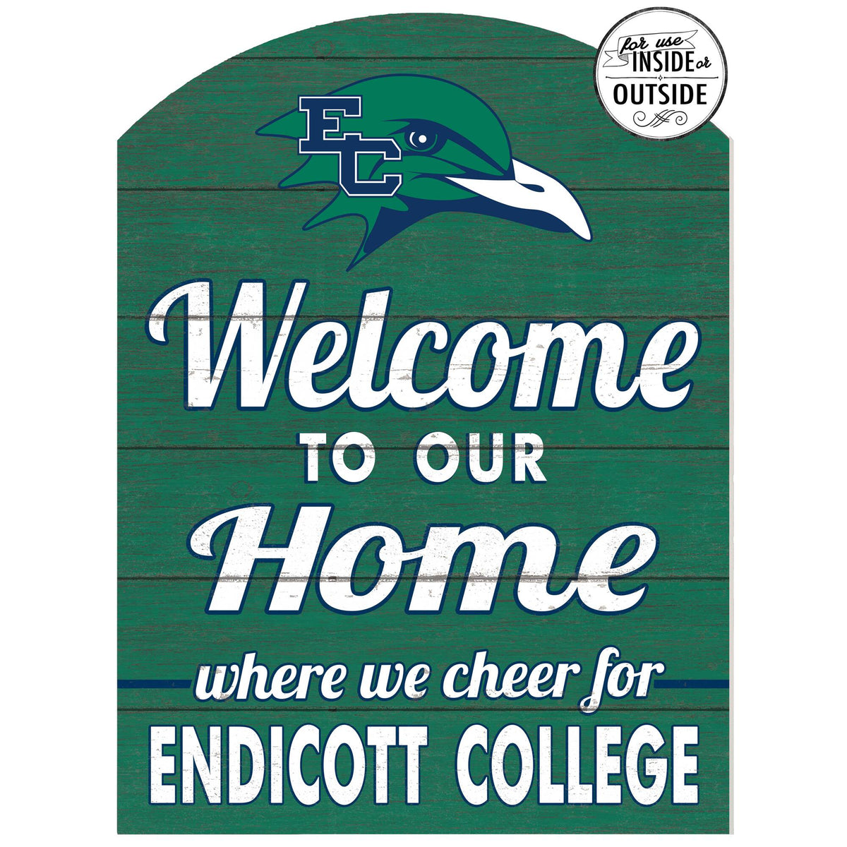 Jardine - Endicott College 16'' x 22'' Marquee Sign - Green