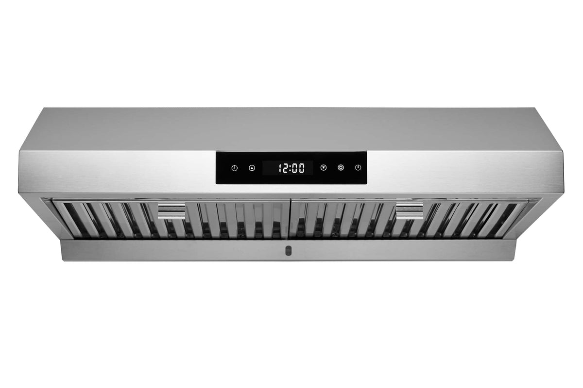 Hauslane - 30 inches - Externally Vented - Under cabinet Range Hood - Silver