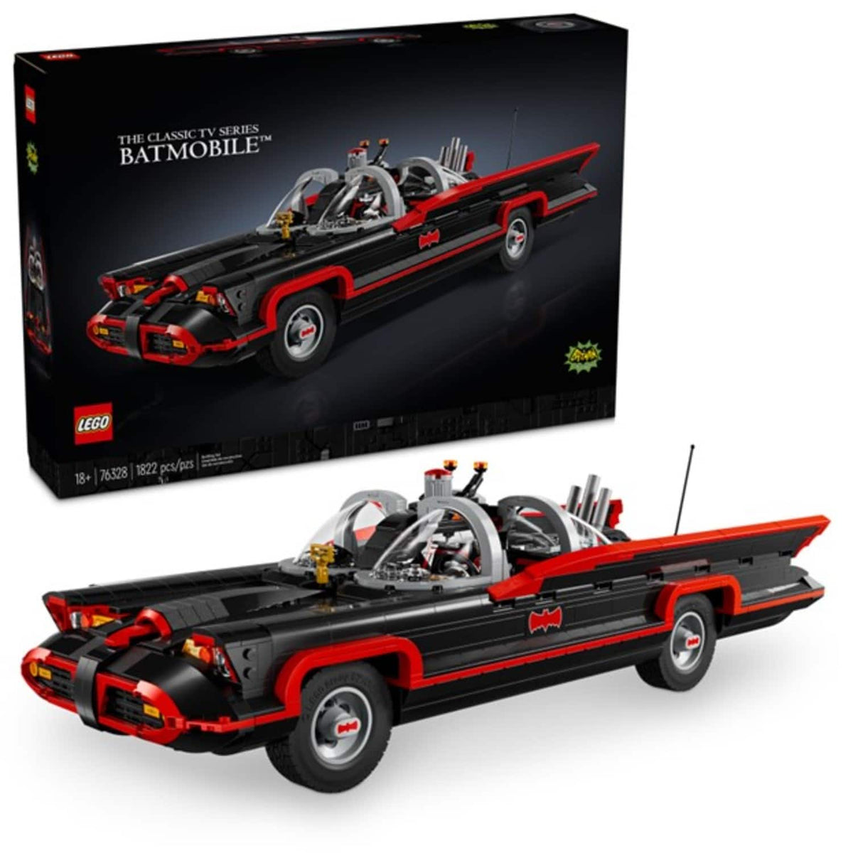 LEGO - DC Batman: The Classic TV Series Batmobile Set and DC Collectibles 76328