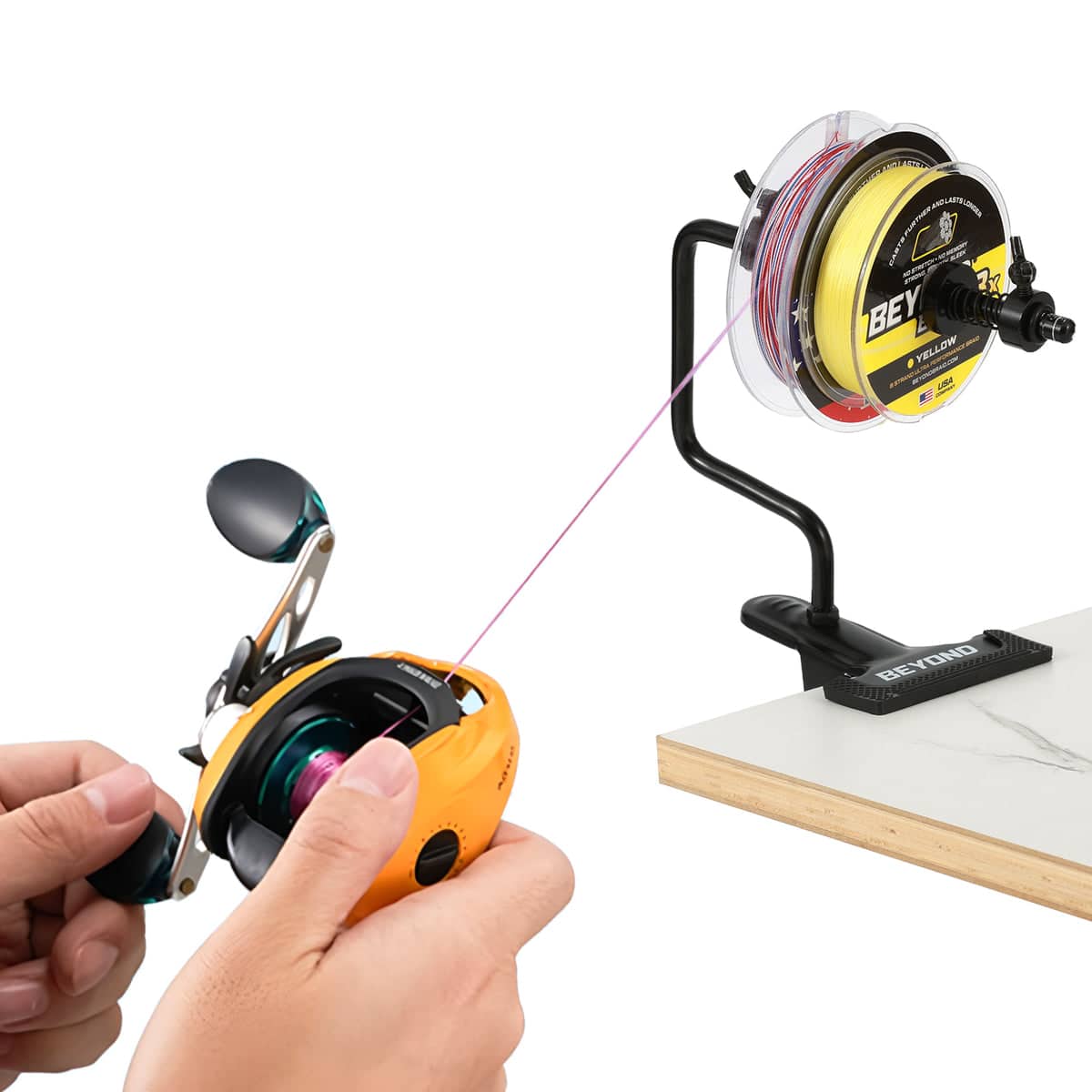 Beyond Braid - EZ Fishing Line Spooler – 2-Pack - Black