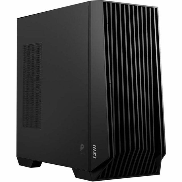 Front. MSI - PRO DP400 AI Tower Desktop Computer - Intel Core 265F - NVIDIA GeForce RTX 5070 Ti - 32GB Memory - 2TB SSD - Black.