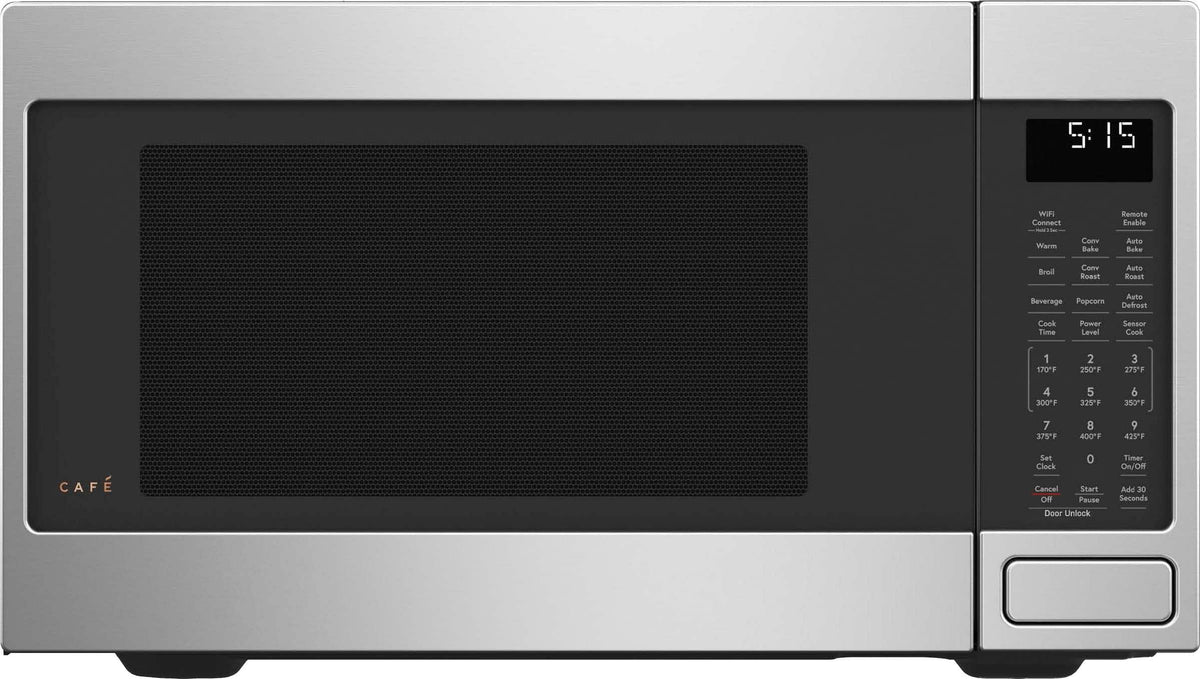 Café - 1.5 Cu. Ft. Convection Countertop Microwave with Sensor Cooking and Built in Wi-Fi - Stainless Steel