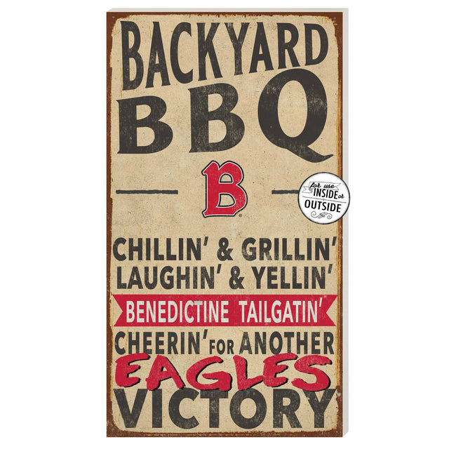 BACKYARD BBQ

CHILLIN' & GRILLIN'  
LAUGHIN' & YELLIN'  
BENEDICTINE TAILGATIN'  
CHEERIN' FOR ANOTHER  
EAGLES VICTORY

For use INSIDE & OUTSIDE