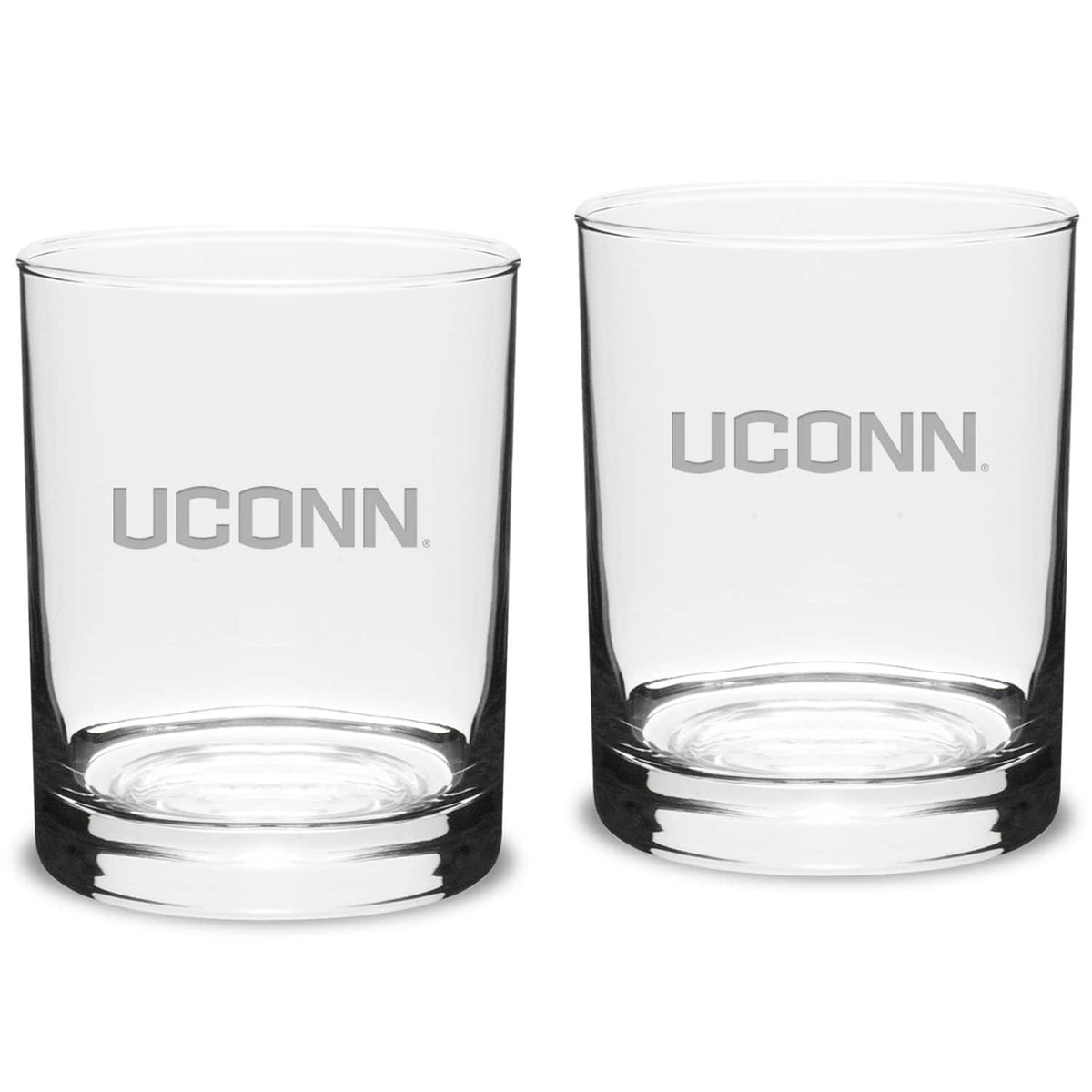 Jardine - UConn Huskies 14oz. 2-Piece Classic Double Old-Fashioned Glass Set - Multicolor