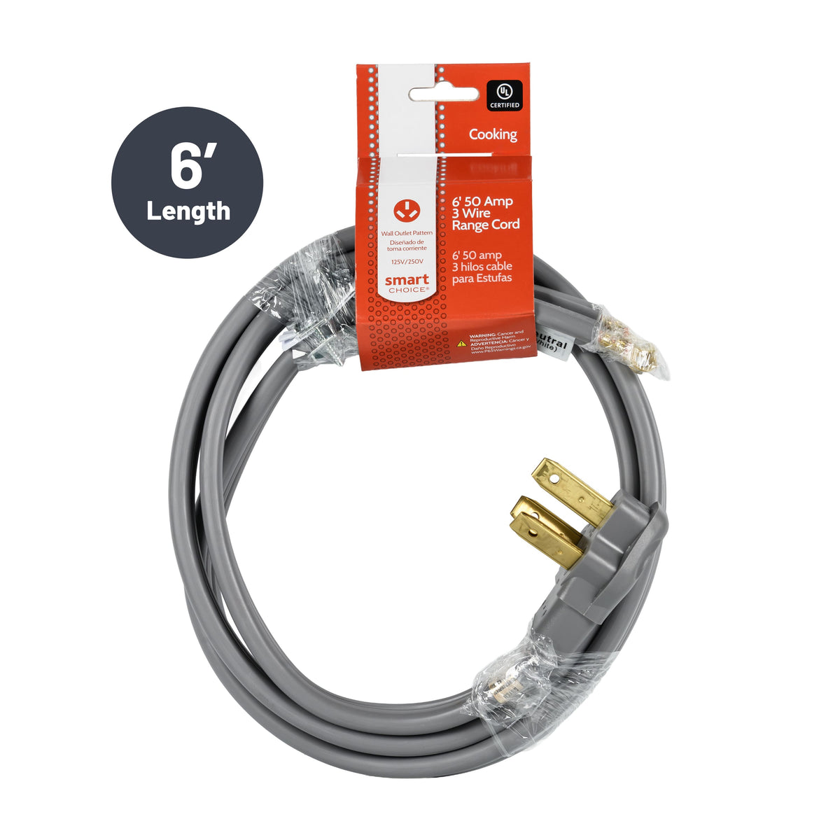 Smart Choice - Range 3Prong Cord