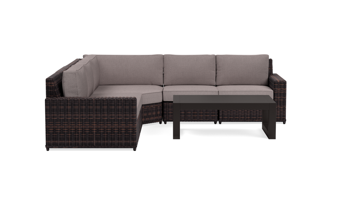 Yardbird® - Langdon Outdoor Large Sectional Set - Shale