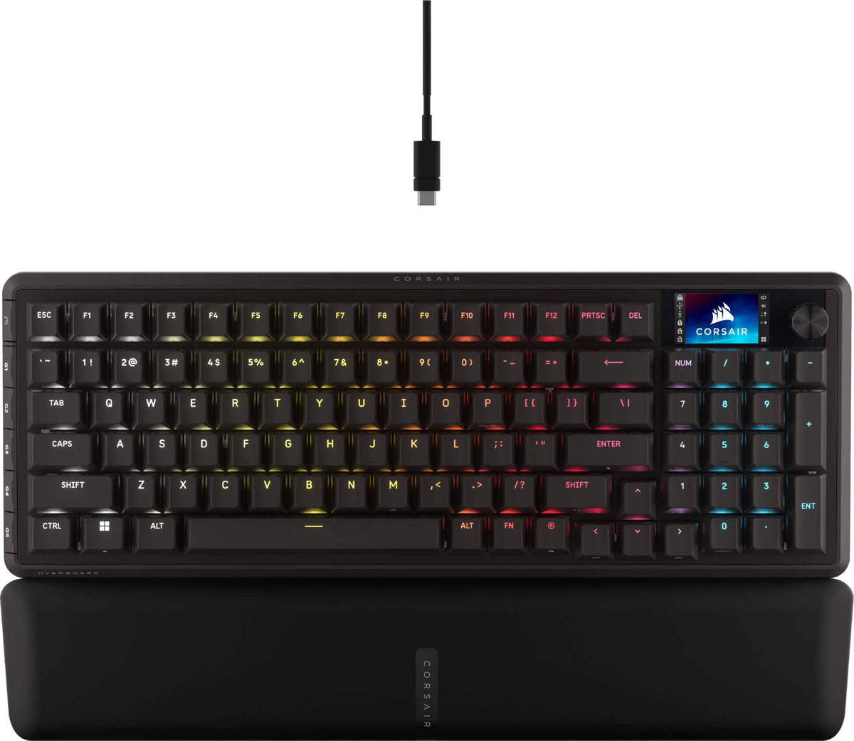 CORSAIR - VANGUARD PRO 96 RGB Wired Magnetic Hall Effect MGX Linear 96% Gaming Keyboard with FlashTap SOCD + Rapid Trigger - Black