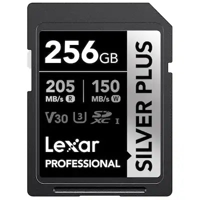 Lexar - Professional SILVER PLUS SDXC™ UHS-I Card (256 GB)