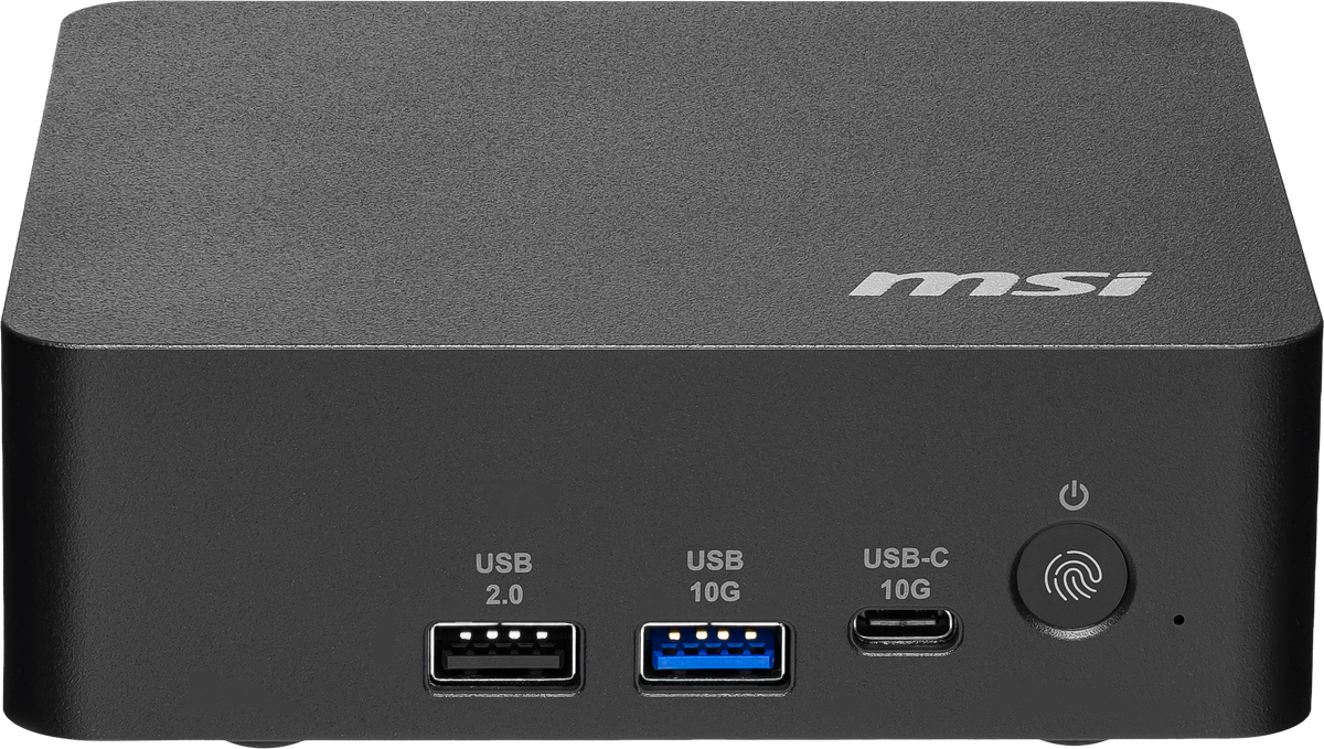 MSI - Cubi NUC AI+ Mini Desktop - Intel Core Ultra 7 355 2026 - 16GB Memory - 1TB Storage - Copilot+ PC - CuNUCAI3MG018 - Black