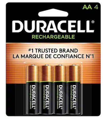 Duracell - Rechargeable AA Batteries (4-Pack)