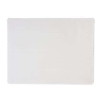 Front. Staples - Carpet Chair Mat, 46" x 60'', Medium-Pile - Clear.