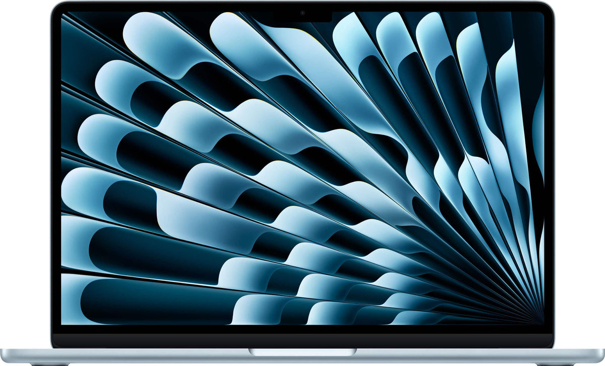 Apple - Geek Squad - Refurbished MacBook Air 13-inch Laptop - Apple M4 chip Built for Apple Intelligence - 16GB Memory - 256GB SSD - Sky Blue
