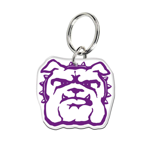 Front. WinCraft - Truman State University Bulldogs Premium Acrylic Team Key Ring - Multicolor.