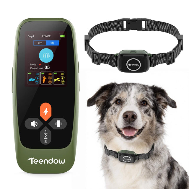 Dog1 FENCE OFF ON Mode Fence Level 05 "Teendow .. ; - :  0 :  . -. 1  2 3 teendow