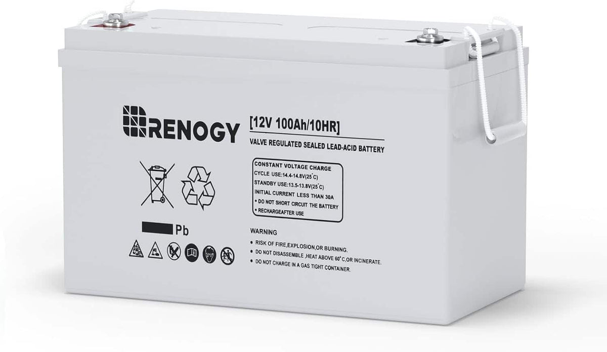 Renogy - Deep Cycle AGM Battery 12 Volt 100Ah