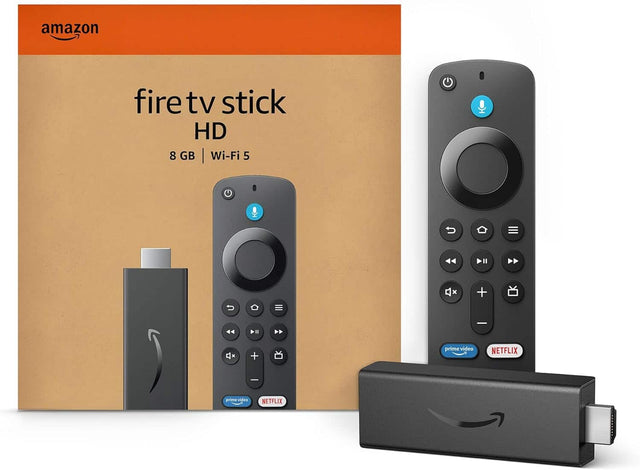 Amazon Fire TV Stick HD  
8 GB | Wi-Fi 5  

Prime Video  
Netflix