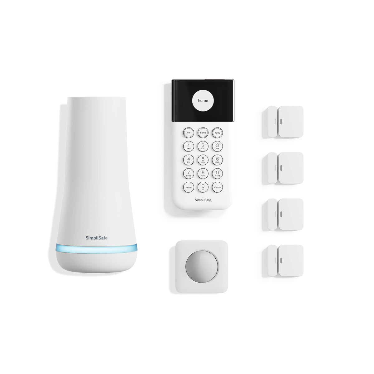 SimpliSafe - 7pc Indoor Security System - White