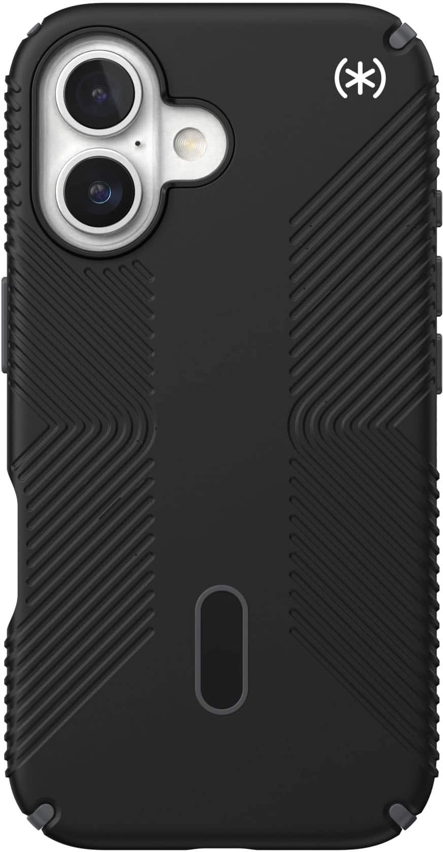 Speck - Presidio2 Grip ClickLock Case with MagSafe for Apple iPhone 16 - Black