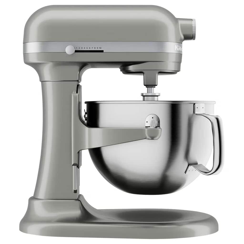 KitchenAid - 6 Quart Bowl-Lift Stand Mixer Silver - Contour Silver